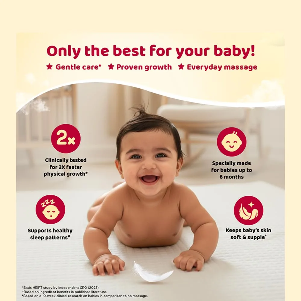In-Depth Review: best baby oil massage - Dabur Lal Tail : Ayurvedic Baby Massage Oil 500Ml|Clinically Tested 2X Faster Physical Growth For Stronger Bo 5 Dabur Lal Tail : Ayurvedi - view 4