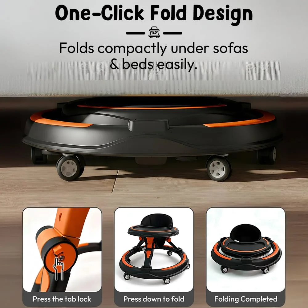 In-Depth Review: best baby walker - StarAndDaisy Baby Walkers for 9+, 6-18 Month Baby boy & Girl 360° Walker for Kids for 6-24 Months with 7 Level He 5 StarAndDaisy Baby Walkers for 9+ - view 4