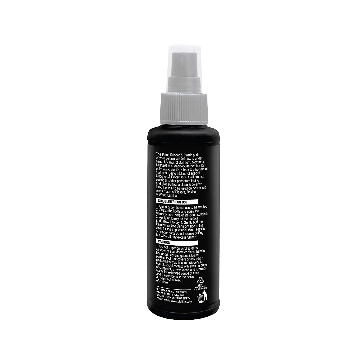 In-Depth Review: best bike polish spray - Motomax Shiner Multi surface Spray Polish 100ml|Instantly Cleans, Polishes and Shines Motorbikes, Scooters, 9 Motomax Shiner Multi surfac - view 8