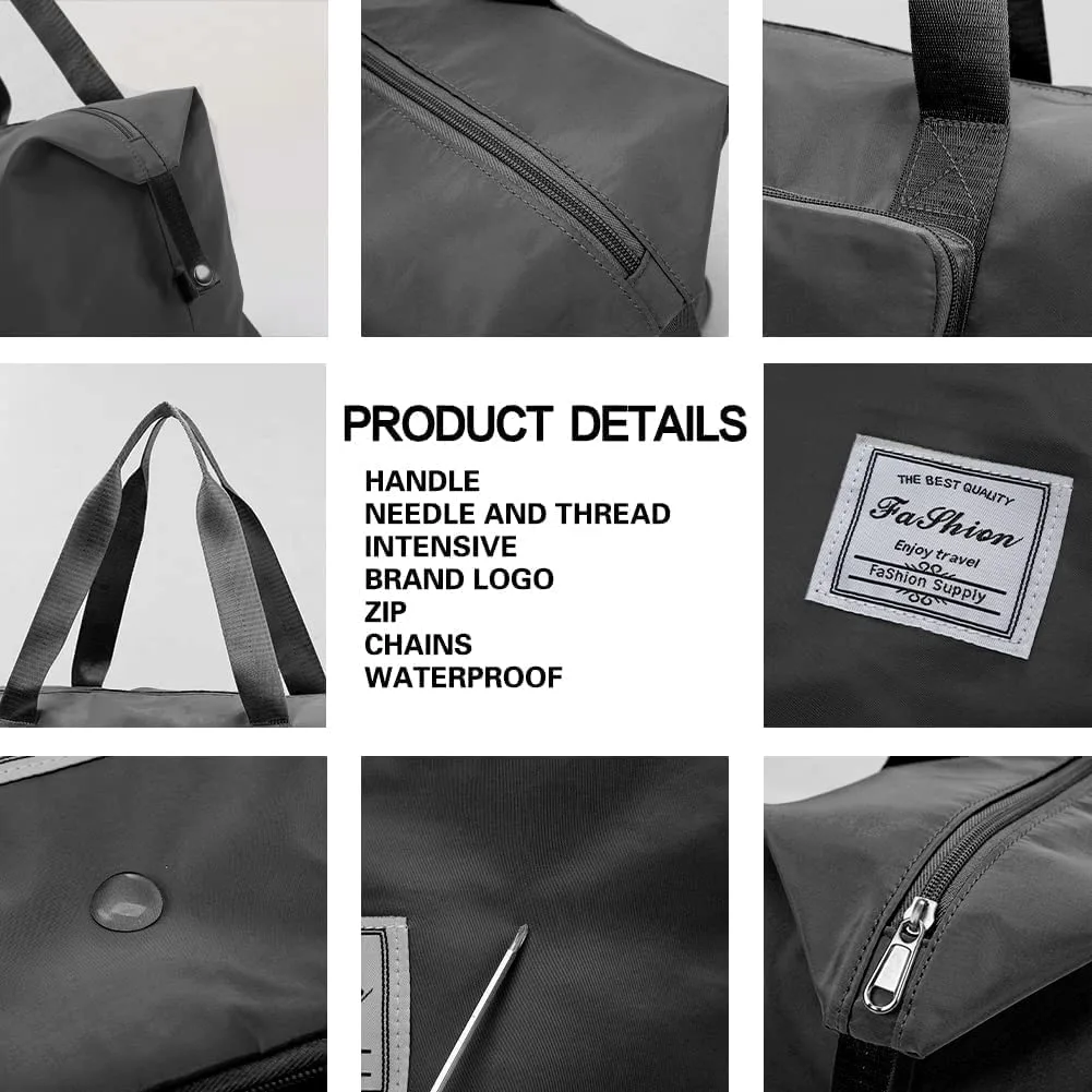 In-Depth Review: best travel foldable bag - Large Capacity Folding Travel Bag, Dry and Wet Separation Multifunctional Sports Shoulder Bag, Foldable Tr 3 Large Capacity Folding Tr - view 2
