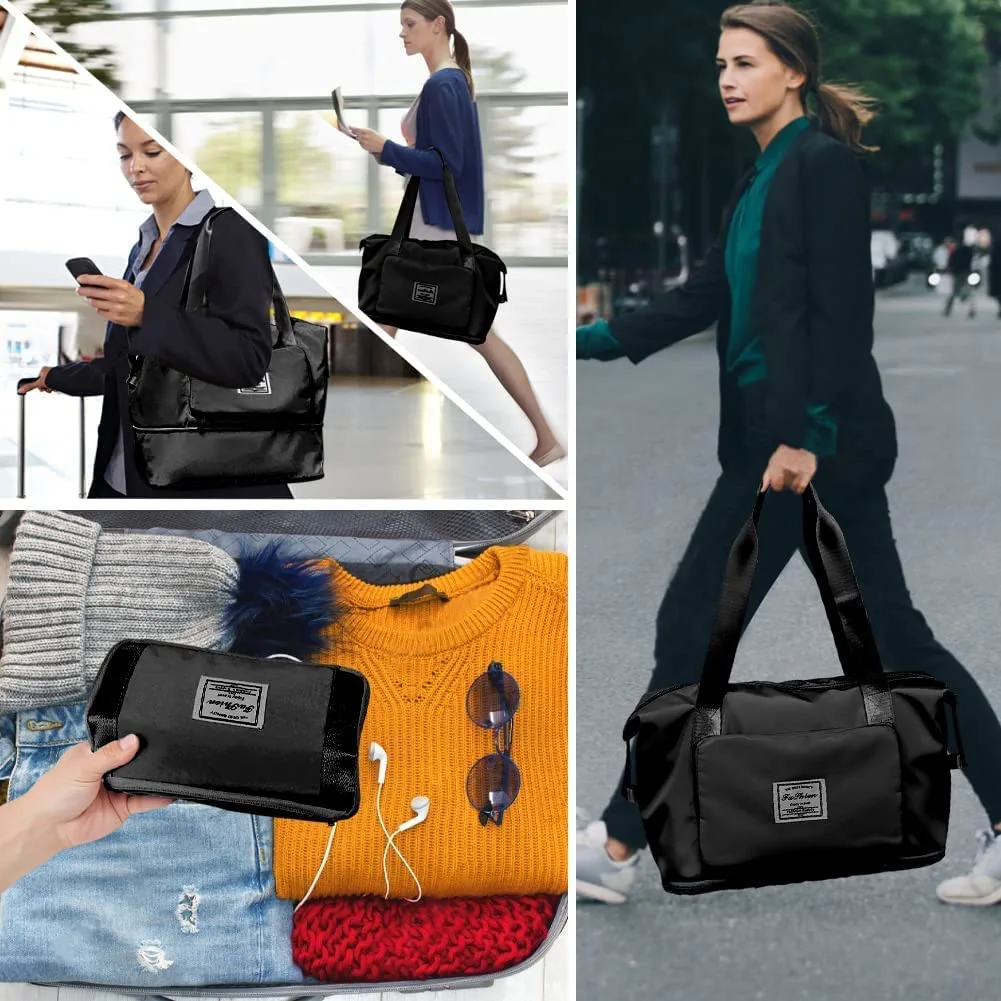 In-Depth Review: best travel foldable bag - Large Capacity Folding Travel Bag, Dry and Wet Separation Multifunctional Sports Shoulder Bag, Foldable Tr 6 Large Capacity Folding Tr - view 5
