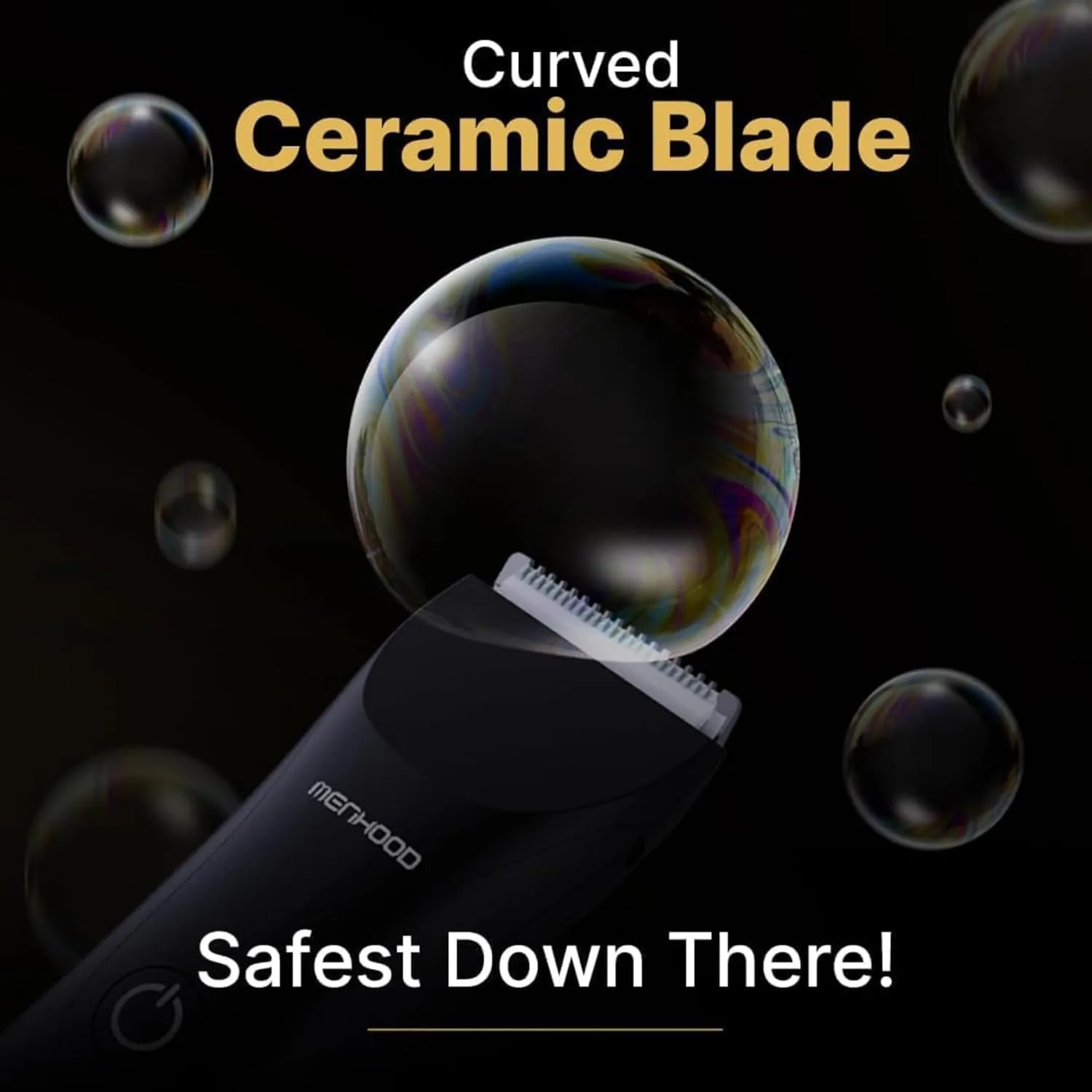 In-Depth Review: best grooming kit men - MENHOOD Trimmer 1.0 Waterproof Manscaping Body Ball Trimmer for Men Private Part Pubic Hair Groomer Ceramic B 4 best grooming kit men view 2