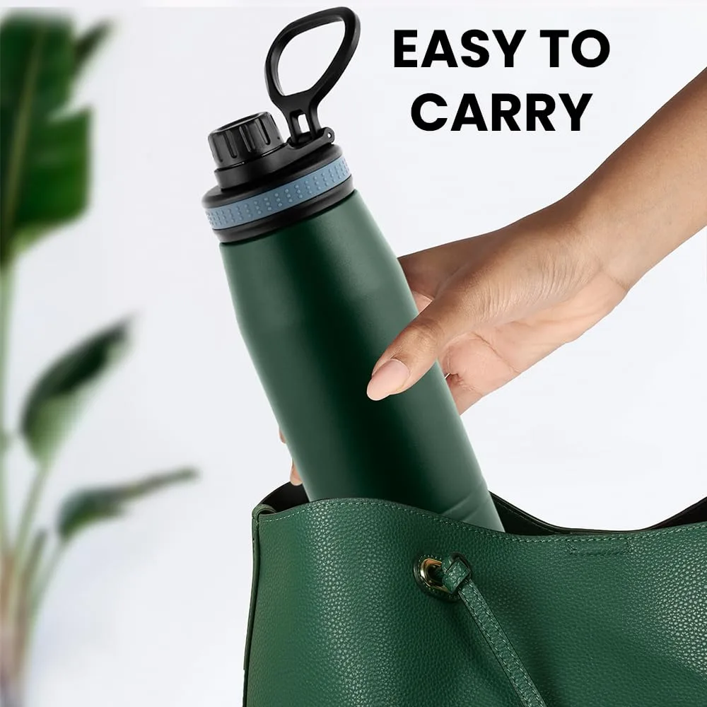 In-Depth Review: best travel water bottle - best travel water bottle – Borosil 900ml Gosports Green Stai 7 Borosil 900ml Gosports Gree - view 6