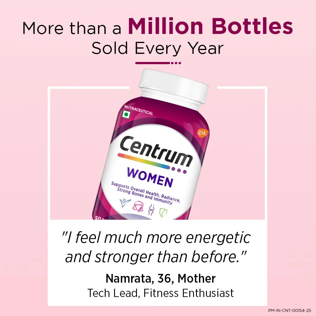 In-Depth Review: best multivitamin tablets - Centrum Women -Multivitamin Tablet for Women|With 23 Vital Nutrients including Zinc,Magnesium,Vitamin B,C 11 Centrum Women -Multivitamin - view 10