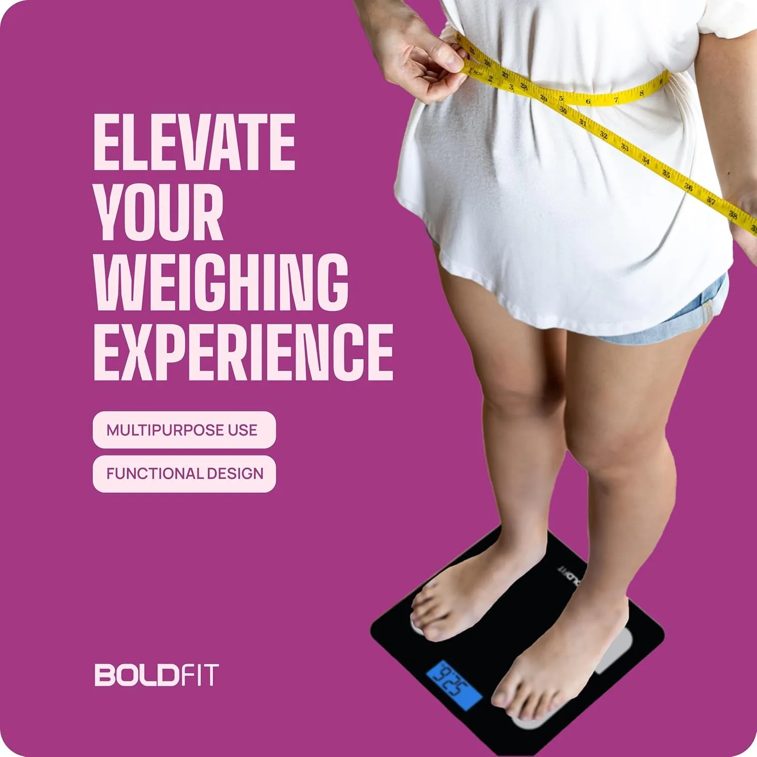In-Depth Review: best weighing scale digital - Boldfit Weight Machine for Home Digital Weighing Machine for Human Body with LCD Display Max Weight Cap 5 best weighing scale digital view 3