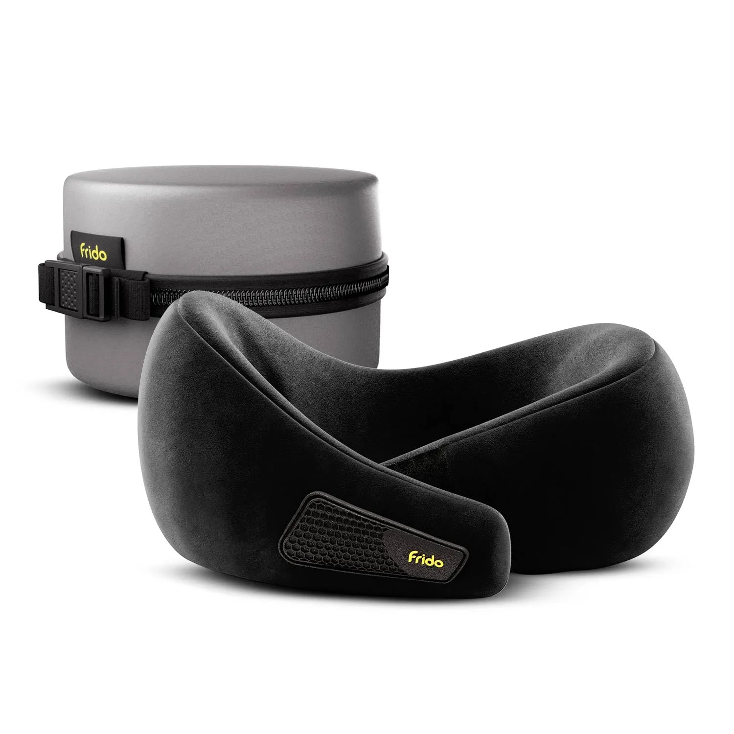 In-Depth Review: best travel pillow inflatable - Frido Travel Neck Pillow, 100% Hi-Per Foam, Lightweight Neck Support Pillow, Neck Pillow for Flight T 1 best travel pillow inflatable