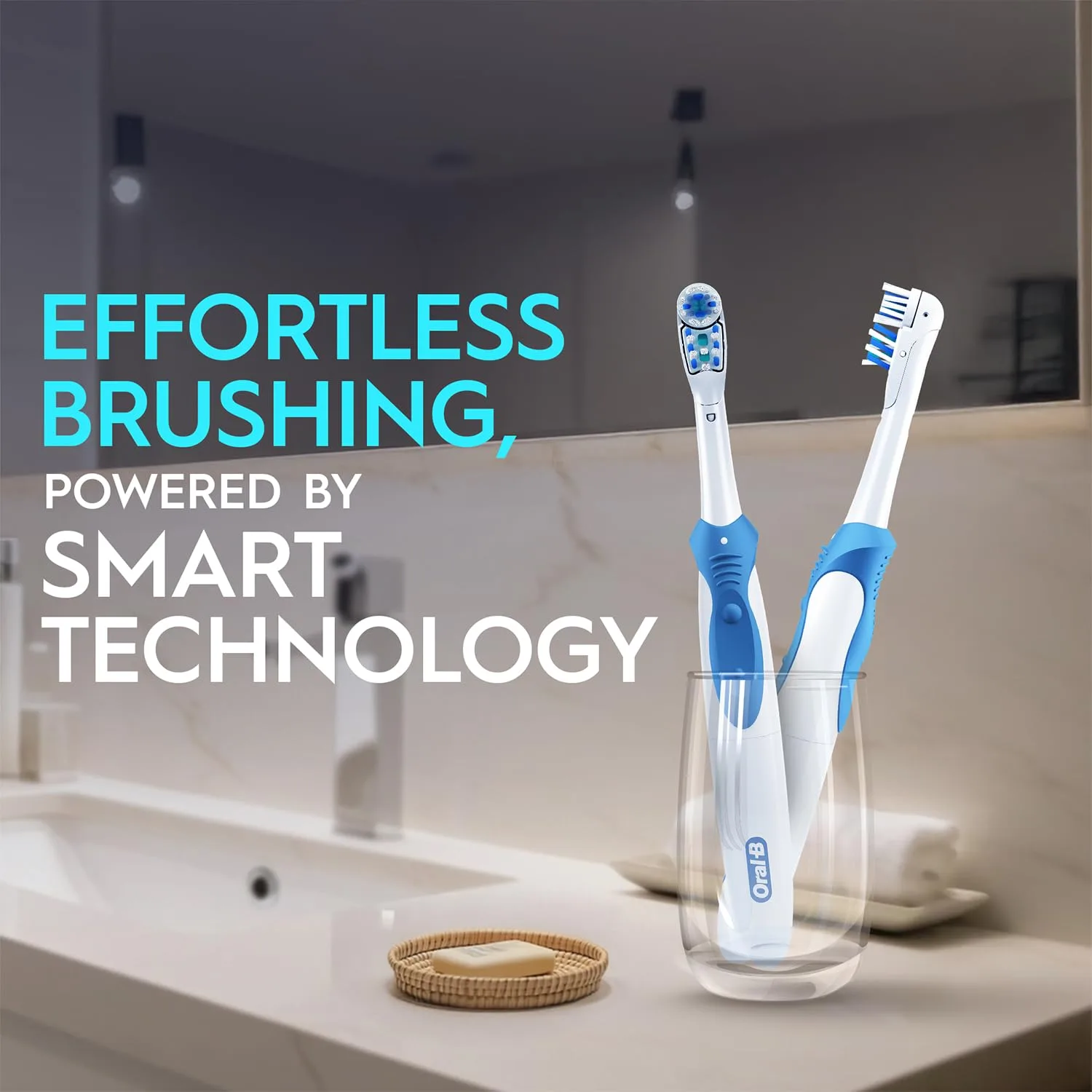 In-Depth Review: best electric toothbrush - Oral B Cross Action AA Battery Electric Toothbrush for Adults, 90 Day Battery, 2 Year Warranty by Oral-B, 6 Oral B Cross Action AA B - view 5