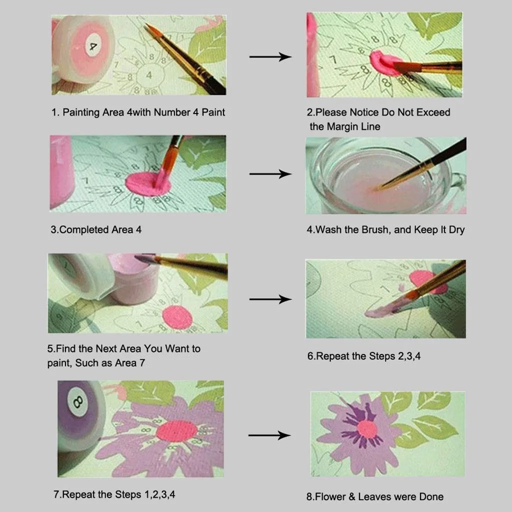 HASTHIP Paint By Numbers Ki - view 7