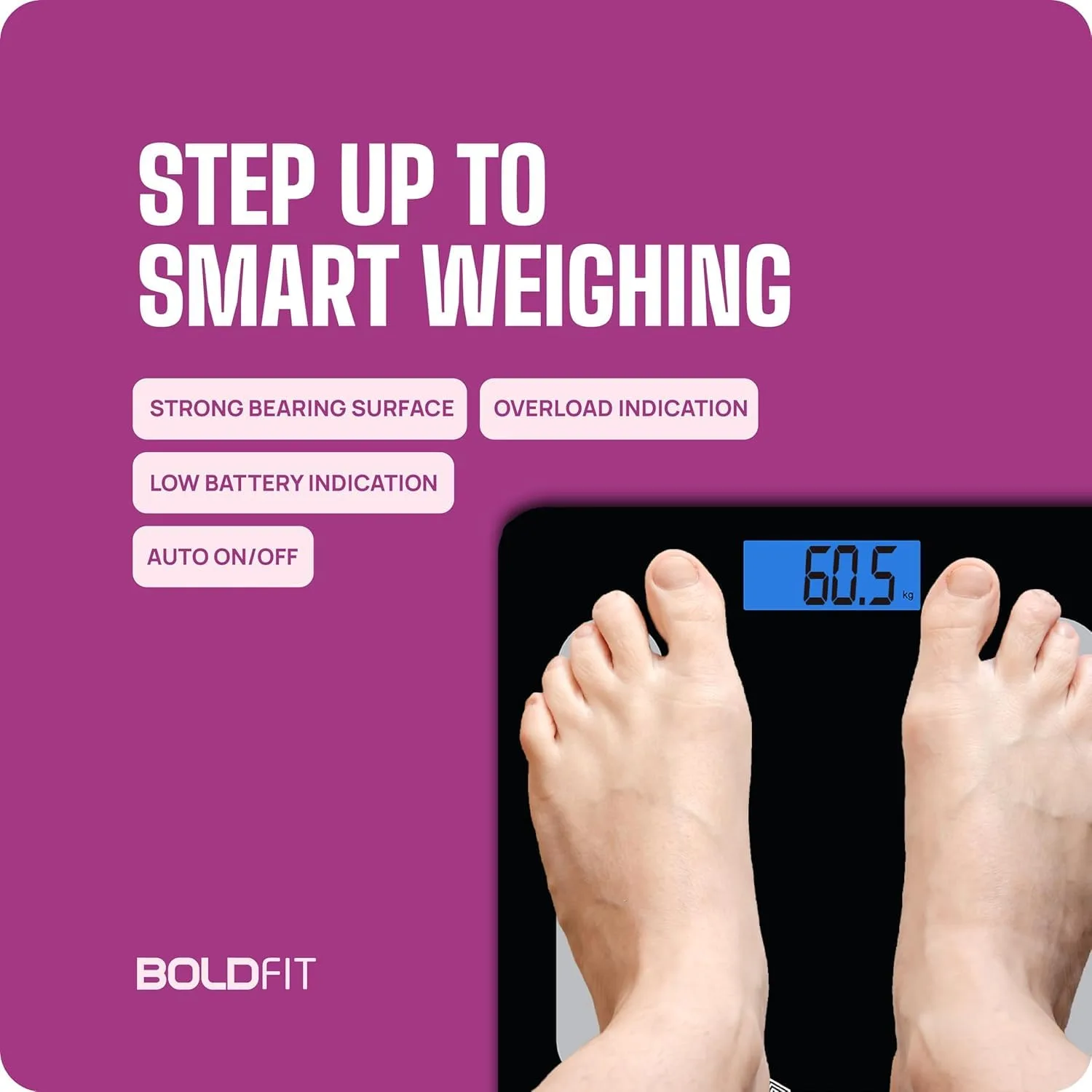 In-Depth Review: best weighing scale digital - Boldfit Weight Machine for Home Digital Weighing Machine for Human Body with LCD Display Max Weight Cap 7 best weighing scale digital view 5