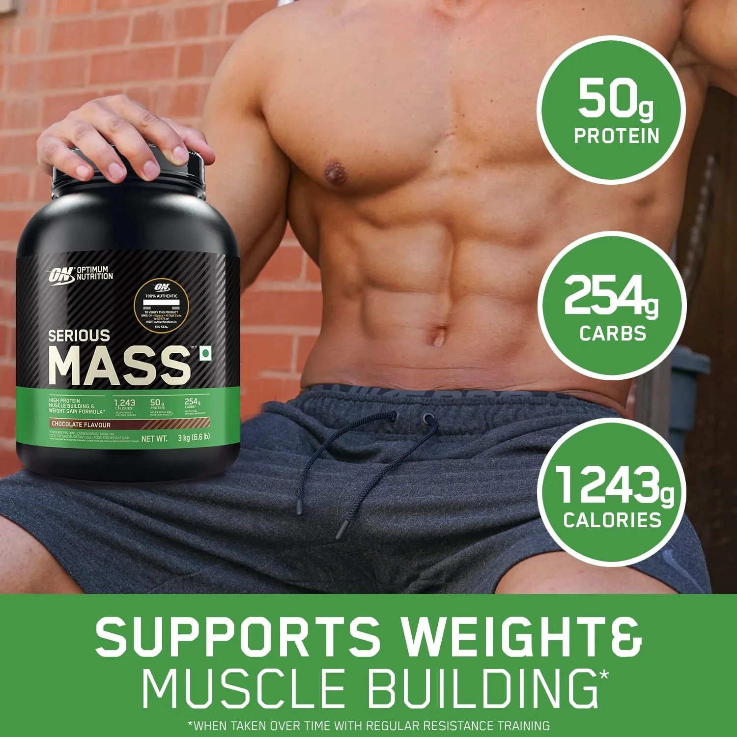 best mass gainer protein - Optimum Nutrition (ON) Serious Ma 5 Optimum Nutrition (ON) Seri - view 5