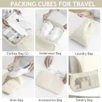 FLYNGO Nylon 8 Pcs Travel - view 4