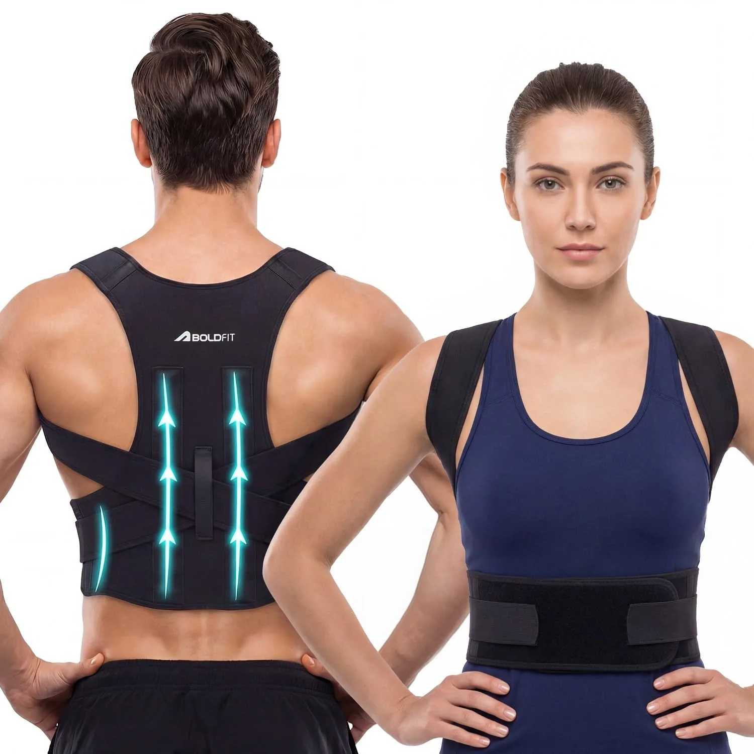 In-Depth Review: best posture corrector belt - Boldfit Posture Corrector Belt for Men & Women, Adjustable Back Brace for Upper Back & Shoulder Support 1 best posture corrector belt