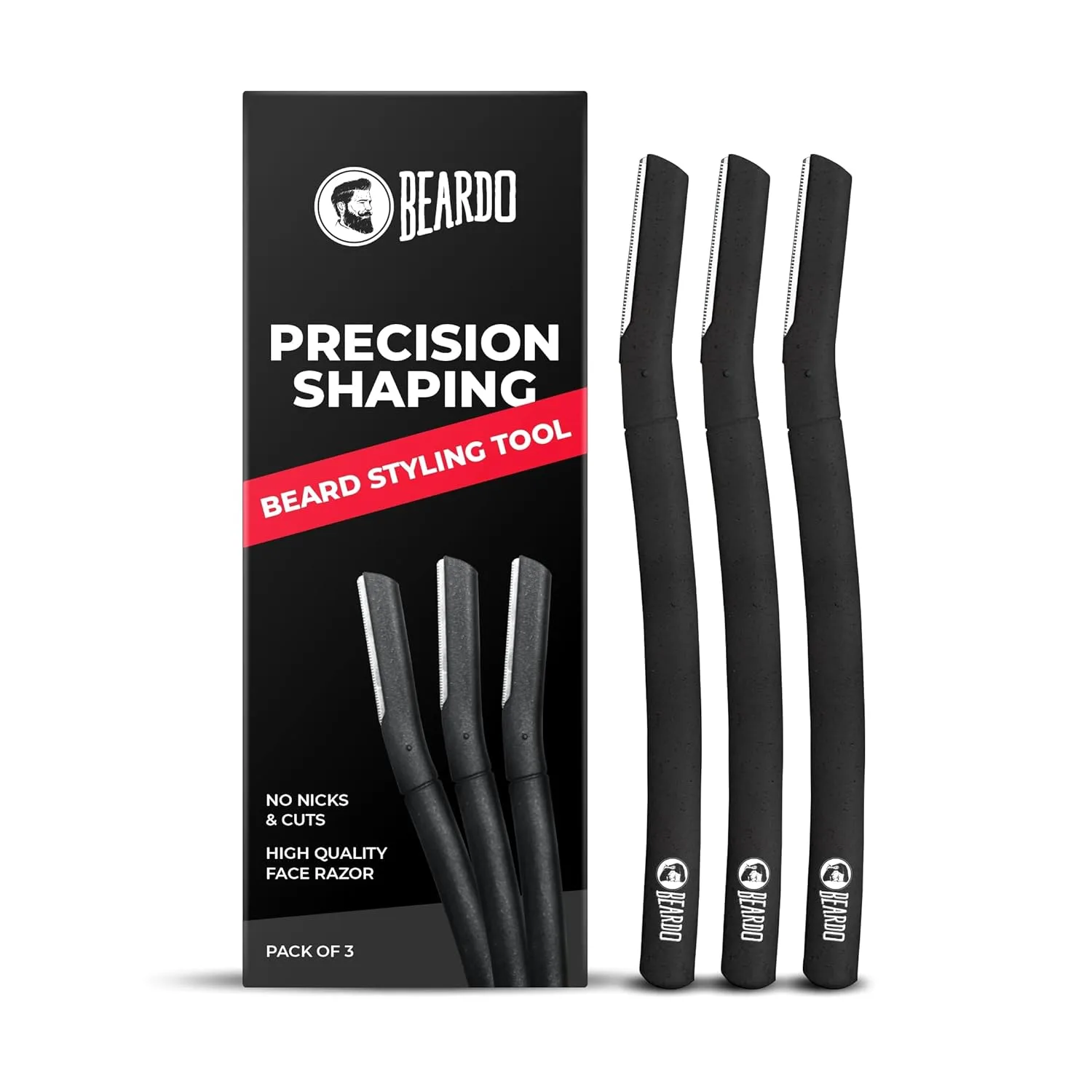 In-Depth Review: best beard shaping tool - Beardo Beard Styling Tool for Men | Pack of 3 | Beard Styling Razor for Men | Reusable Razor | Sharp, Safe 1 best beard shaping tool