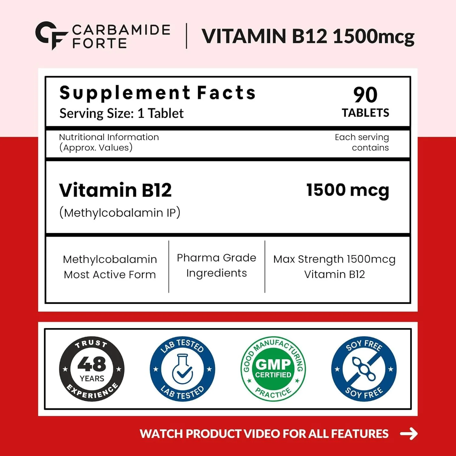 Carbamide Forte Vitamin B12 T - view 2