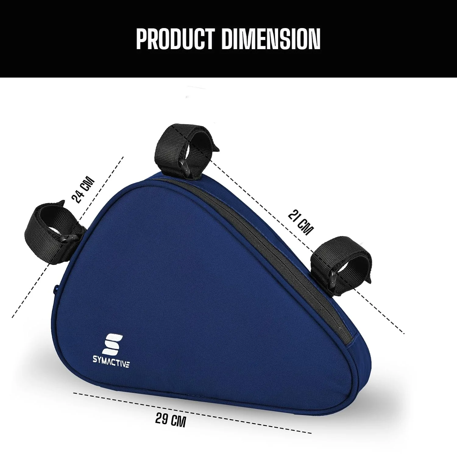 In-Depth Review: best bike pannier bags - Amazon Brand – Symactive Sports Saddle Bag Double Sided Saddle Bag with Sturdy Zippers for Bicycle, Bi 3 Amazon Brand – Symac - view 2