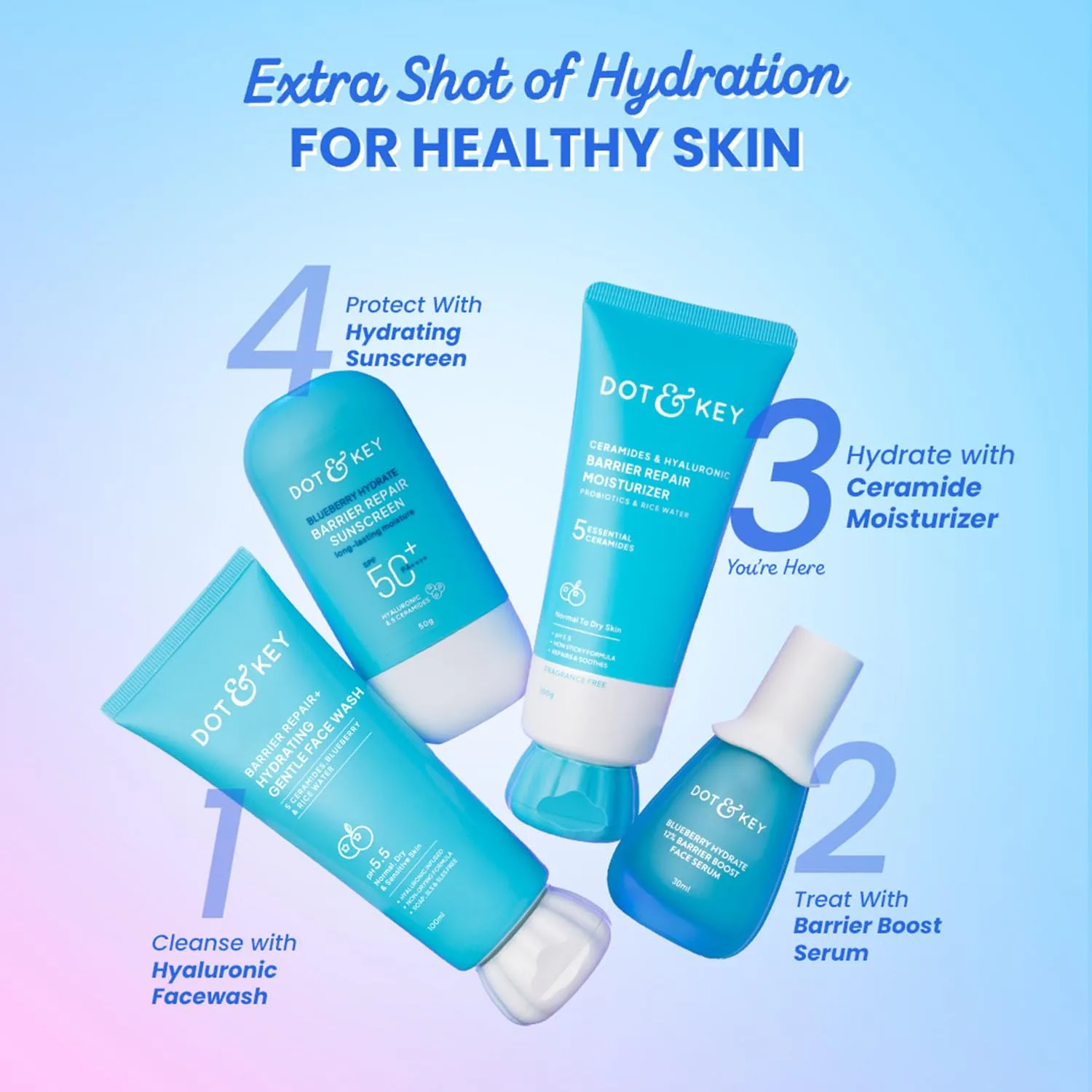 In-Depth Review: best moisturizer for dry skin - Dot & Key Barrier Repair Moisturizer For Normal, Dry, Combination & Sensitive Skin | 120 Hrs Moisturi 7 Dot & Key Barrier Repai - view 6