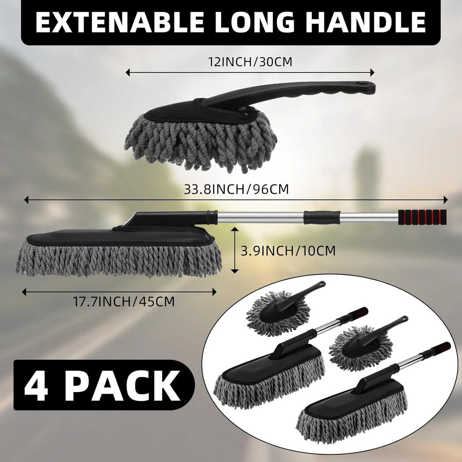 best car tool kit - Car Duster – Lint-Free & Scra 2 Car Duster – Lint - view 2