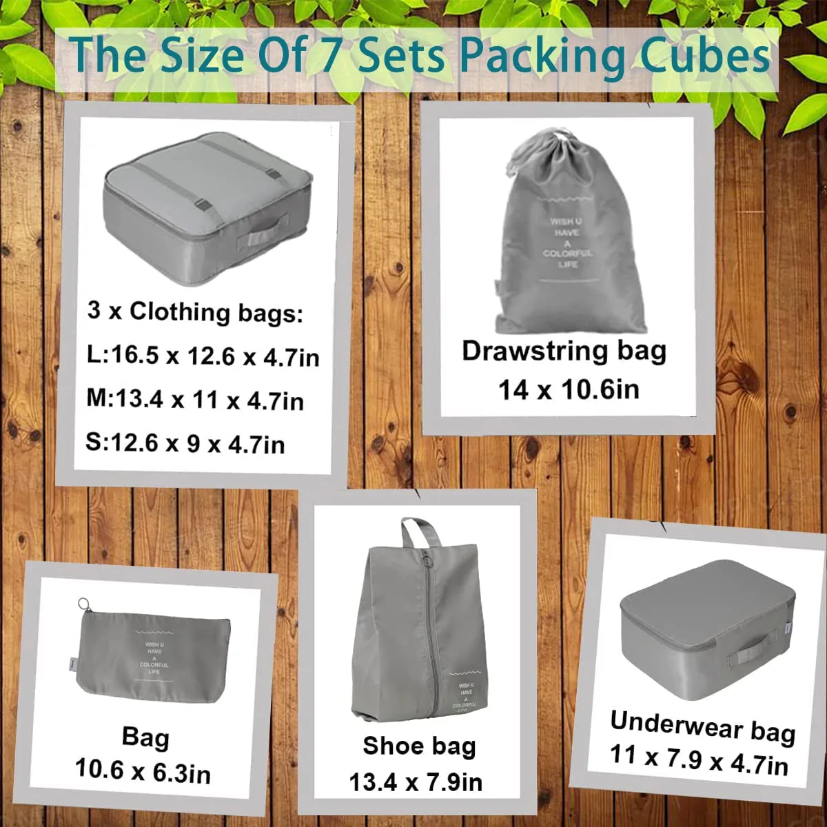 In-Depth Review: best packing cubes set - best packing cubes set – Niwlix Travel Organizer 7 in 1 Pack 4 Niwlix Travel Organizer 7 - view 3