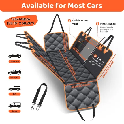KYG Dog Car Seat Cover - view 2