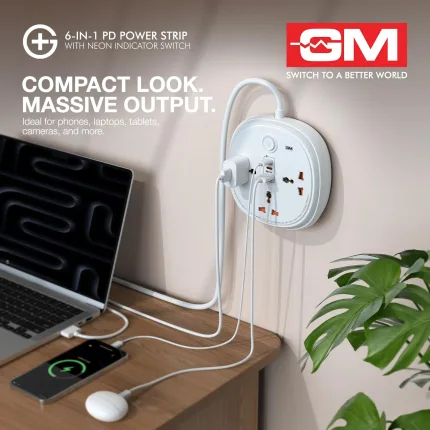 GM 6-in-1 PD Power Str - view 2
