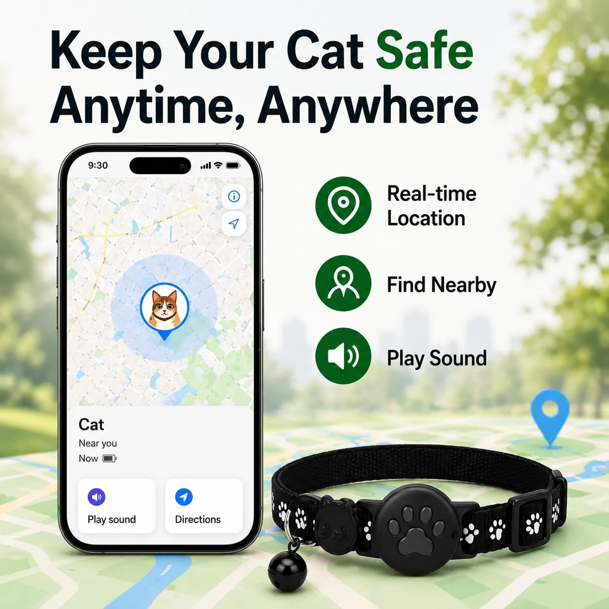 best pet gps tracker - Pet Tracker,GPS Collar for Cats (Andr 8 Pet Tracker,GPS Collar - view 8