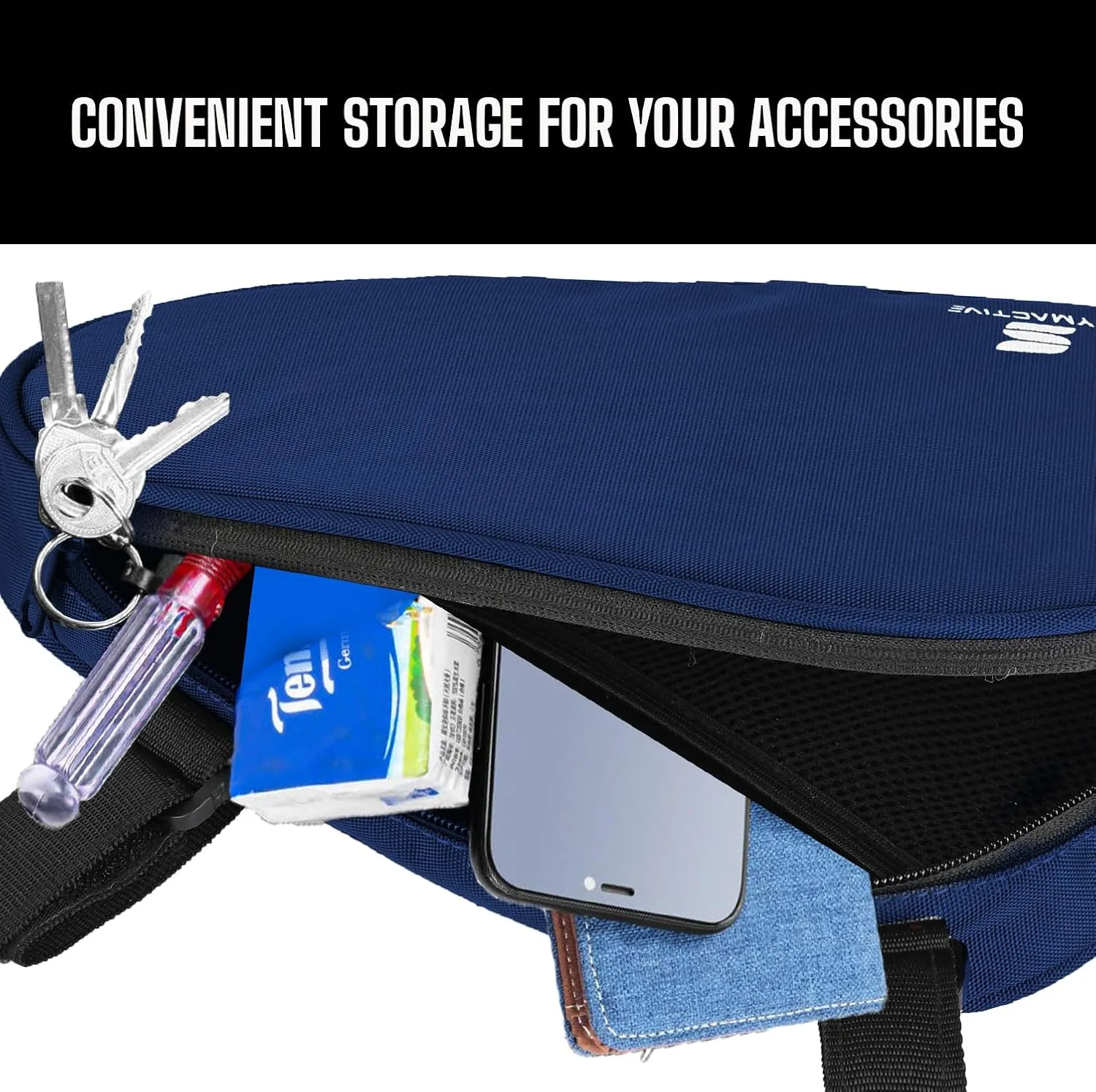 In-Depth Review: best bike pannier bags - Amazon Brand – Symactive Sports Saddle Bag Double Sided Saddle Bag with Sturdy Zippers for Bicycle, Bi 4 Amazon Brand – Symac - view 3