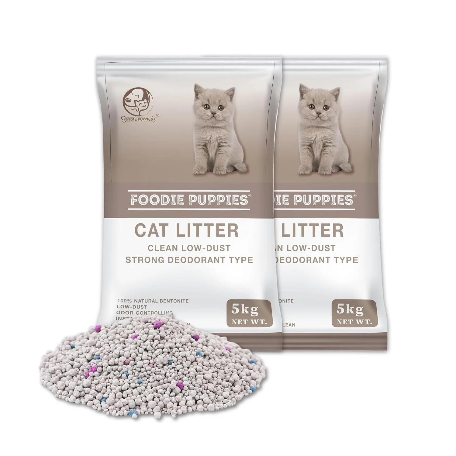 In-Depth Review: best cat litter india - Foodie Puppies Natural Bentonite Cat Litter Sand - 10kg with Lavender Fragrance for Cats and Kittens | Clean 2 best cat litter india