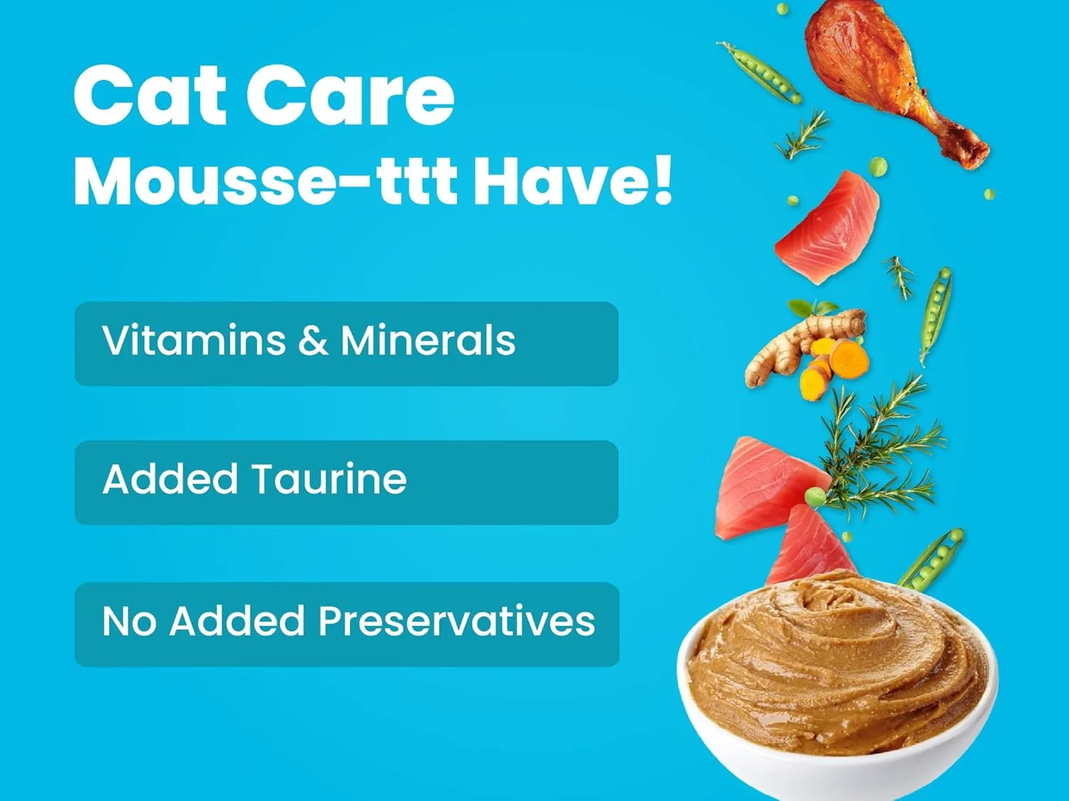In-Depth Review: best cat food india - BARK OUT LOUD- Wet Adult Cat Food | Fresh Tuna & Chicken | Taurine | Salmon Oil- Omega | Gravy Cat Food for All 7 BARK OUT LOUD- Wet Adult - view 6