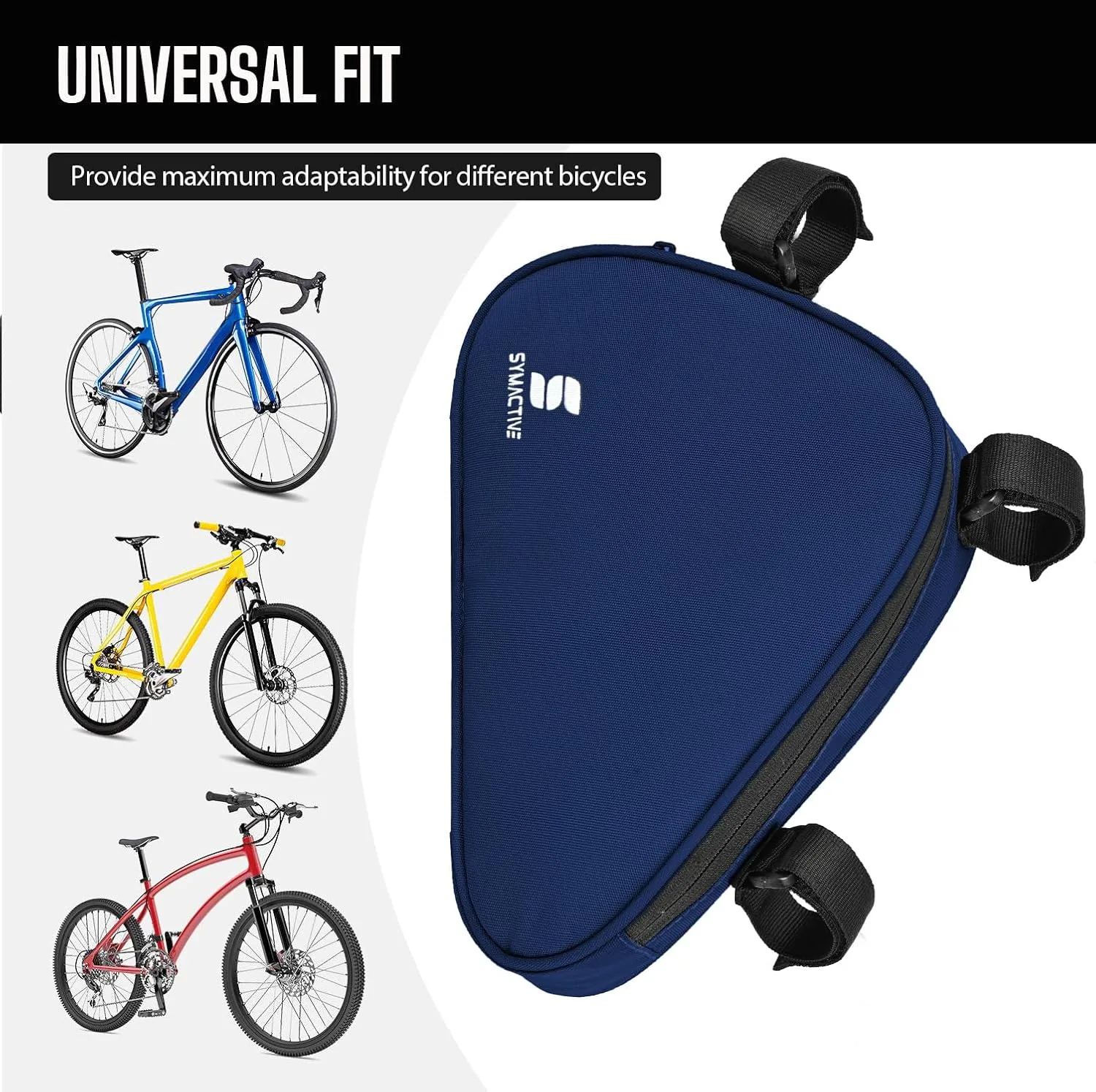 In-Depth Review: best bike pannier bags - Amazon Brand – Symactive Sports Saddle Bag Double Sided Saddle Bag with Sturdy Zippers for Bicycle, Bi 6 Amazon Brand – Symac - view 5