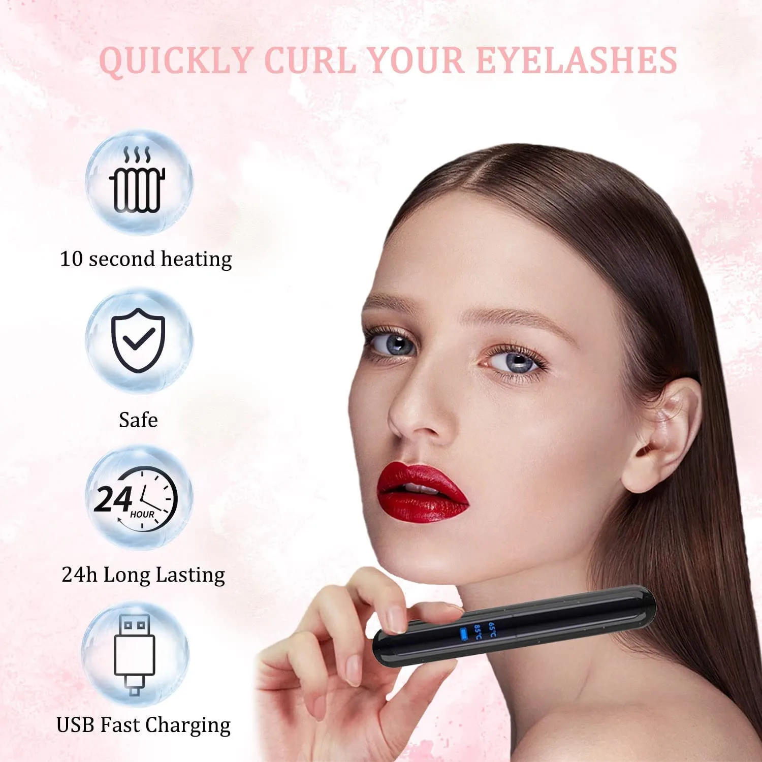 Heated Eyelash Curler, Rec - view 4