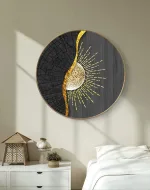 Livin’luxe Abstract Sun Round - view 3