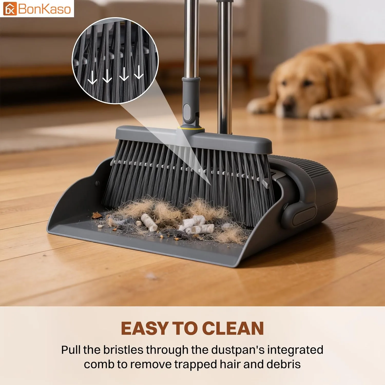 BonKaso Broom and Dustpan S - view 3
