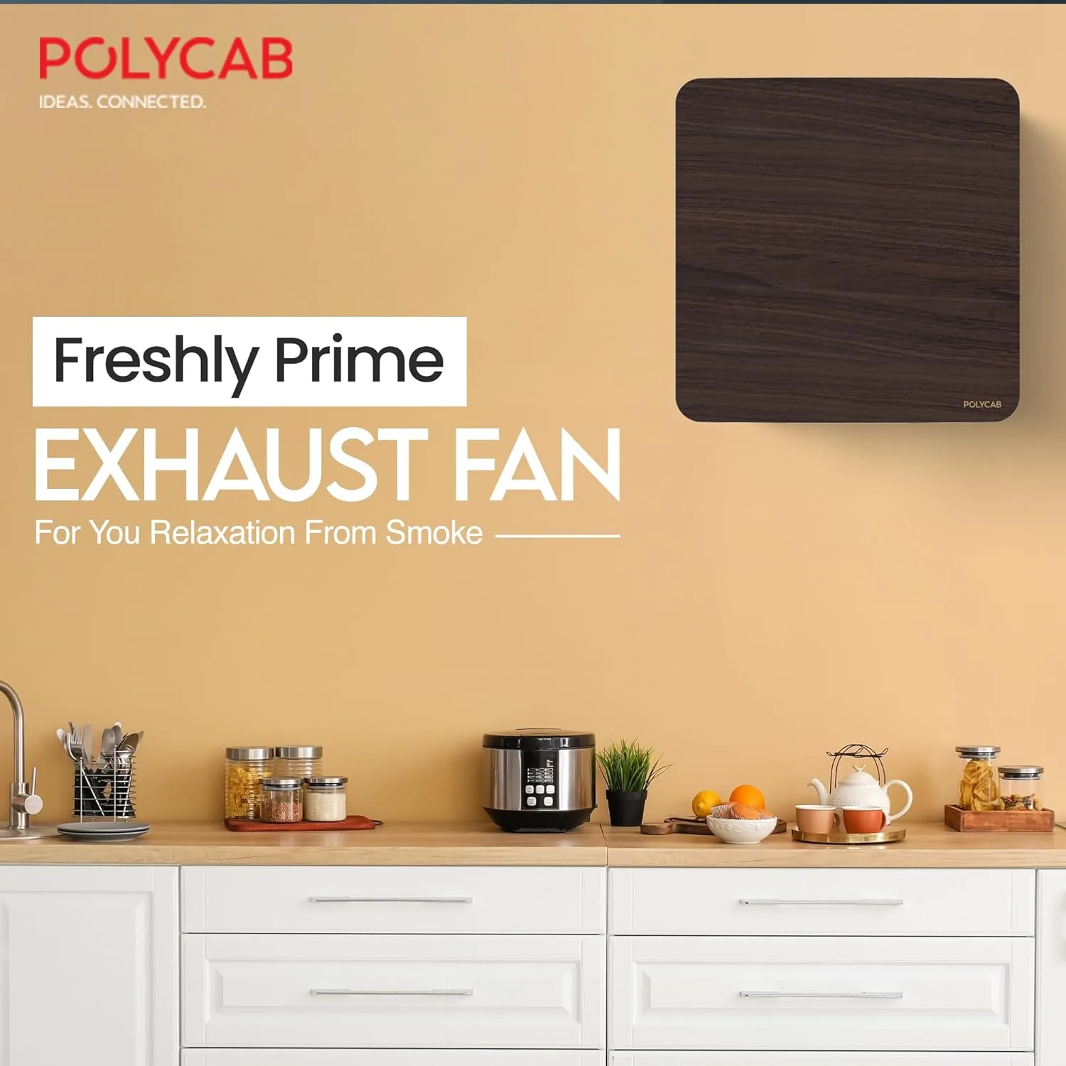 best exhaust fan bathroom - Polycab Freshly Prime 150mm Air 2 Polycab Freshly Prime 150mm - view 2