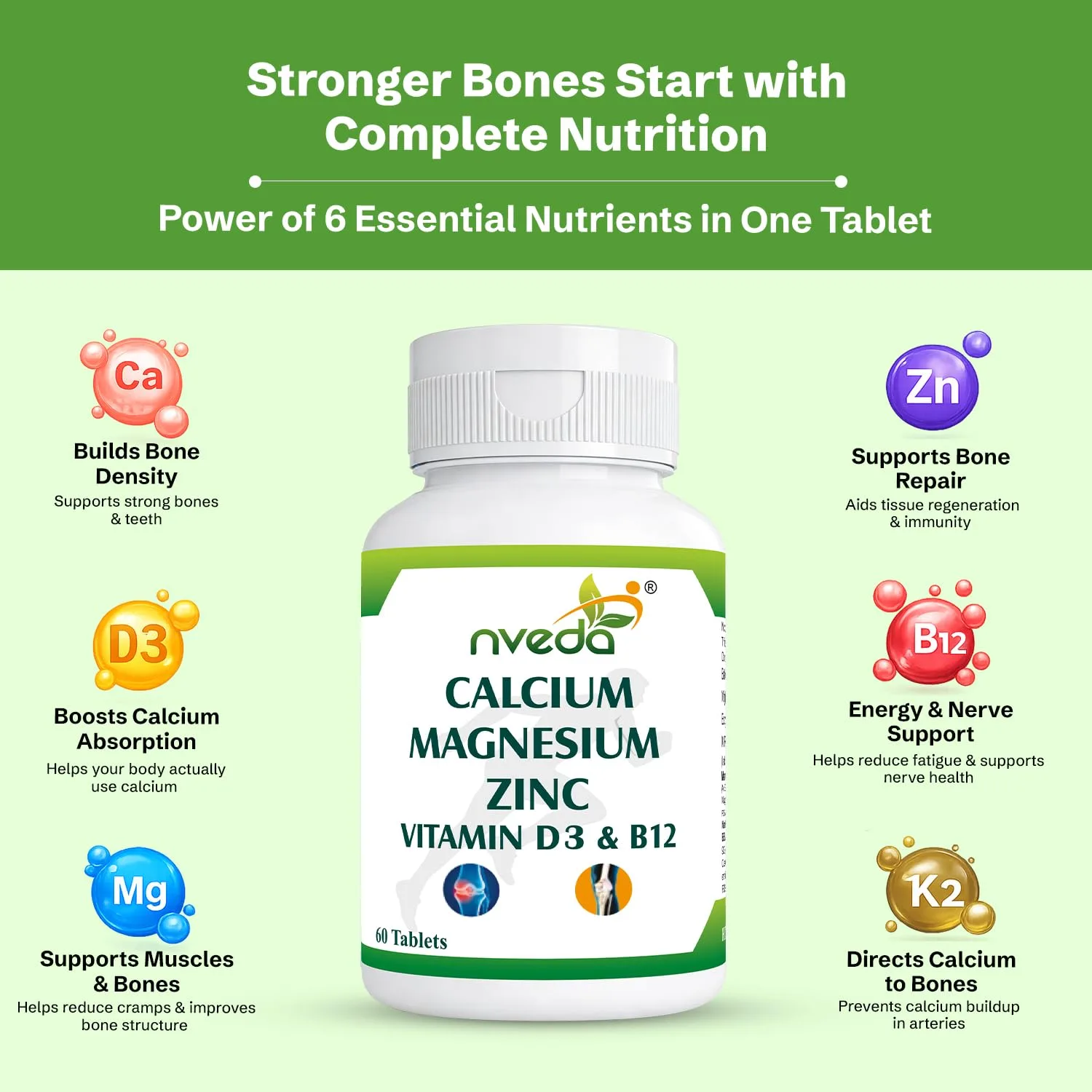 In-Depth Review: best vitamin d3 tablets - best vitamin d3 tablets – Nveda Calcium 1000mg with Vitamin 7 Nveda Calcium 1000mg with - view 6