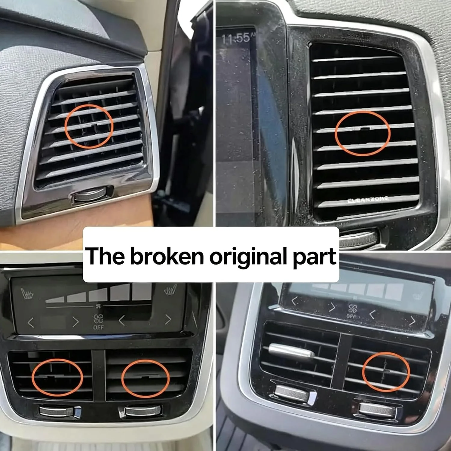 Car AC Vent Clip Slider - view 6