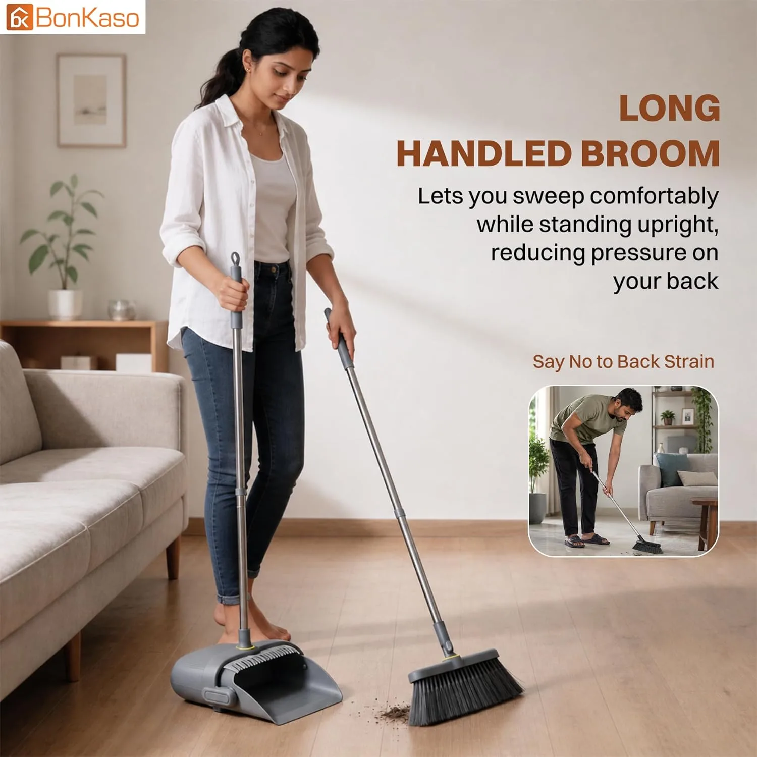 BonKaso Broom and Dustpan S - view 5