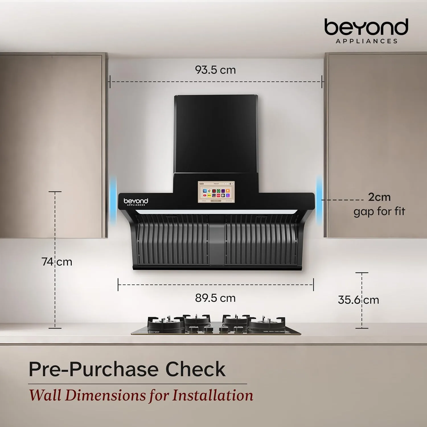 kitchen chimney for home - Best - Beyond Appliances Orion 90 13 Beyond Appliances Orion 90 - view 13