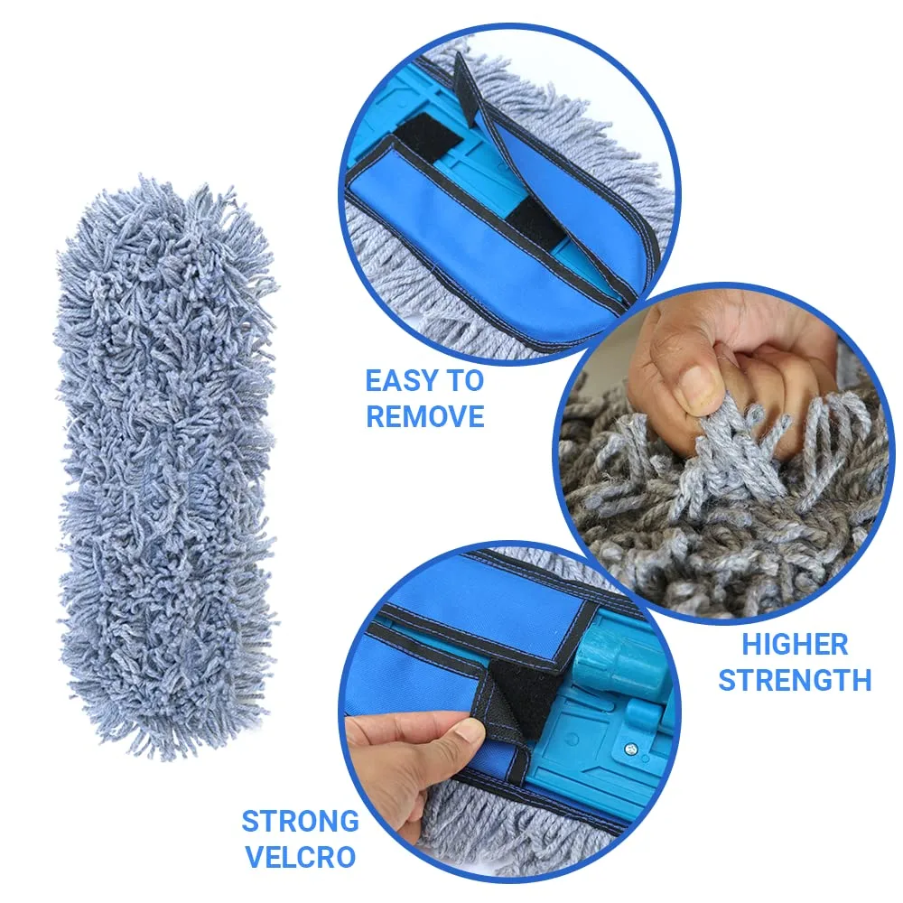 In-Depth Review: best mop bucket set - ALTRUIST Wet and Dry Mop | 18 inch | 360° Rotatable | Easily Reusable Cotton Refill 3 ALTRUIST Wet and Dry Mop | 1 - view 2