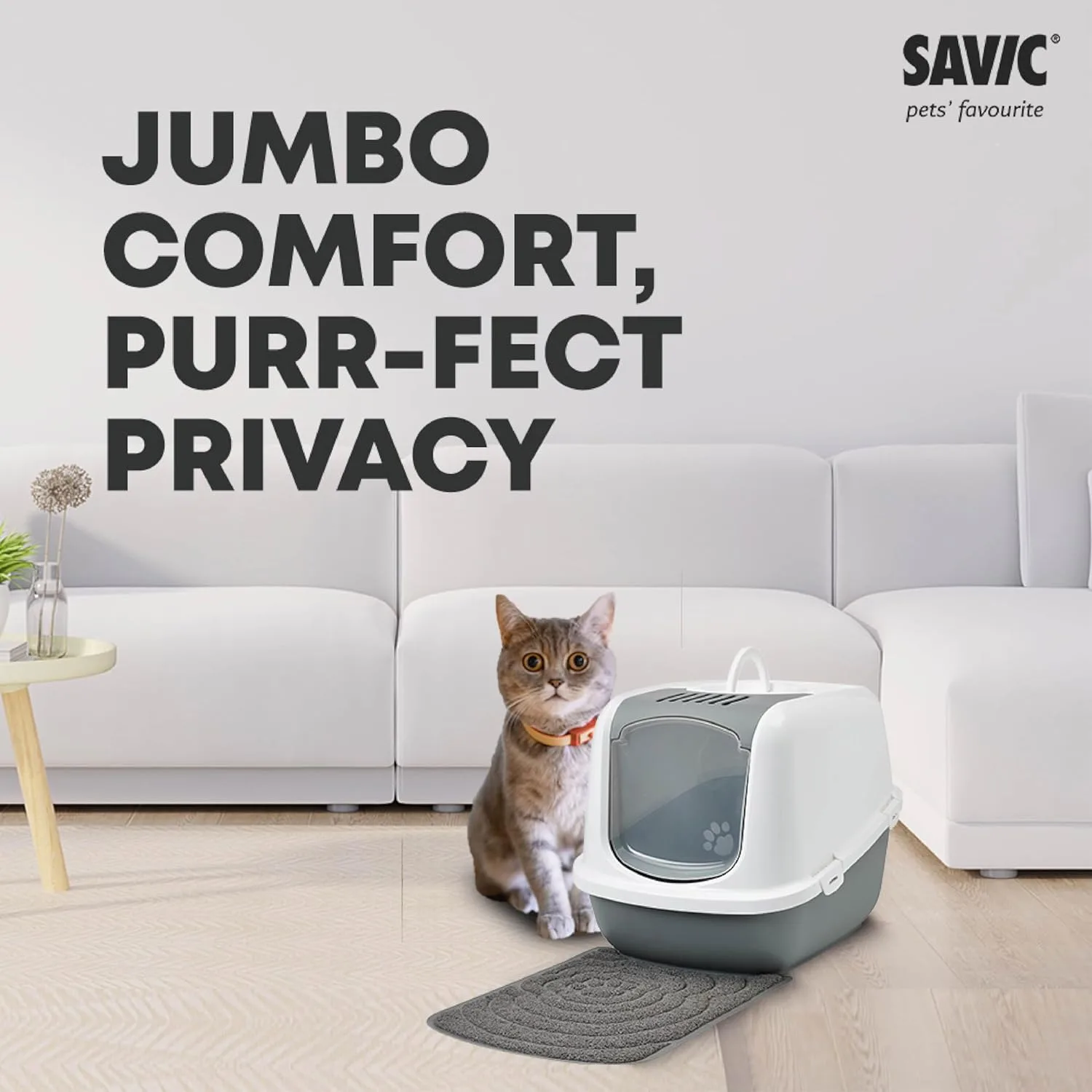 In-Depth Review: best cat litter box - Savic Nestor Jumbo Cat Toilet, Prevent Throwing of cat Litter, Durable, Lightweight, Easy to use and Reduces Od 7 Savic Nestor Jumbo Cat To - view 6
