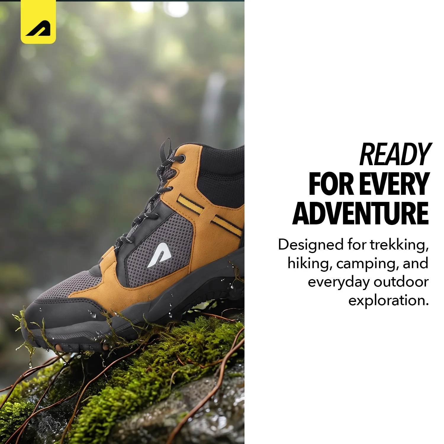 best bike riding boots - Boldfit Trekking Shoes for Man Outd 8 Boldfit Trekking Shoes for - view 8