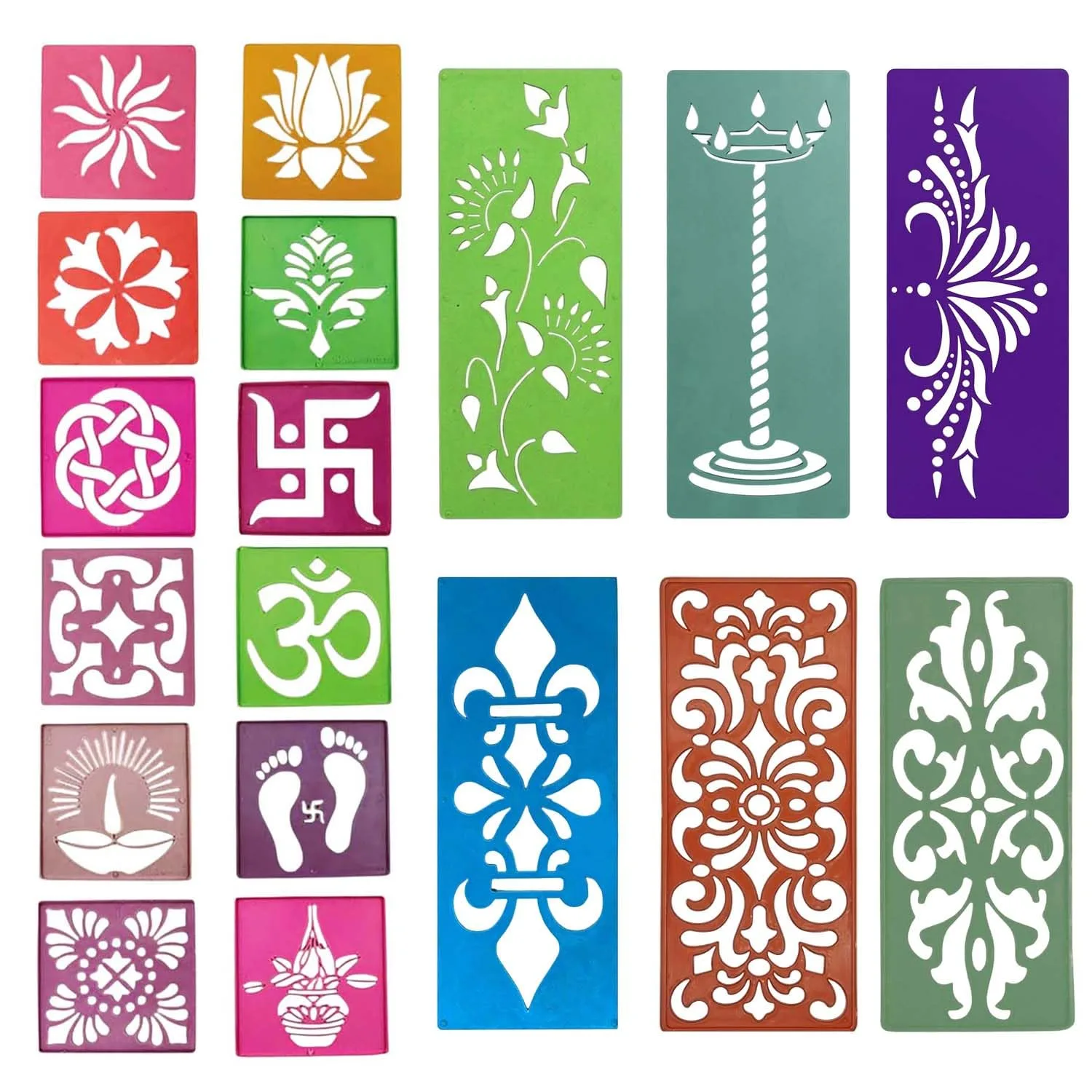 best rangoli stencils - Ascension 12 Different Design Draw R 1 best rangoli stencils