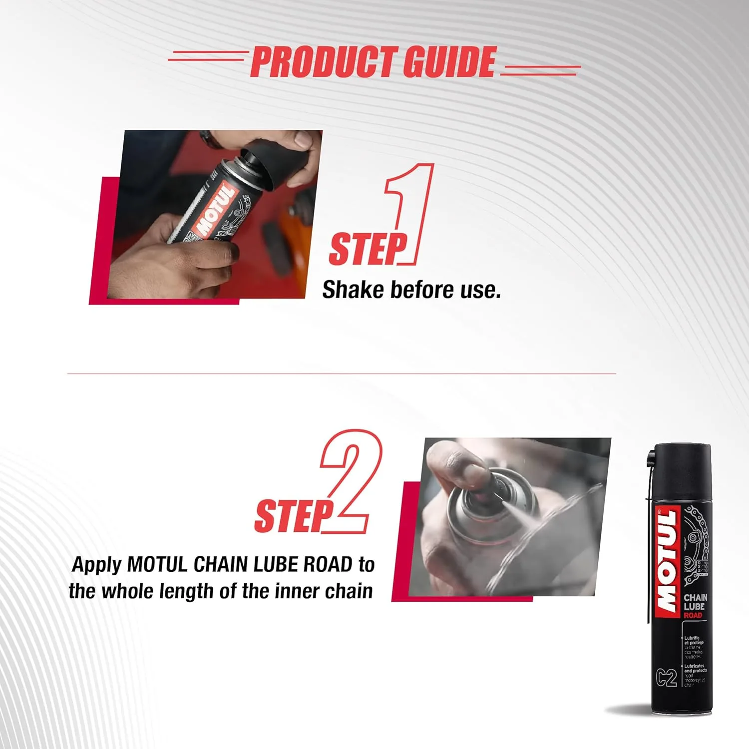 In-Depth Review: best bike chain lubricant - Motul C2 Motorcycle Chain Lube | Advanced Lubrication Spray for Bike Chains | Protects Against Wear & Cor 6 Motul C2 Motorcycle Chain - view 5
