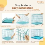 PETJOY Foldable Metal Dog - view 4
