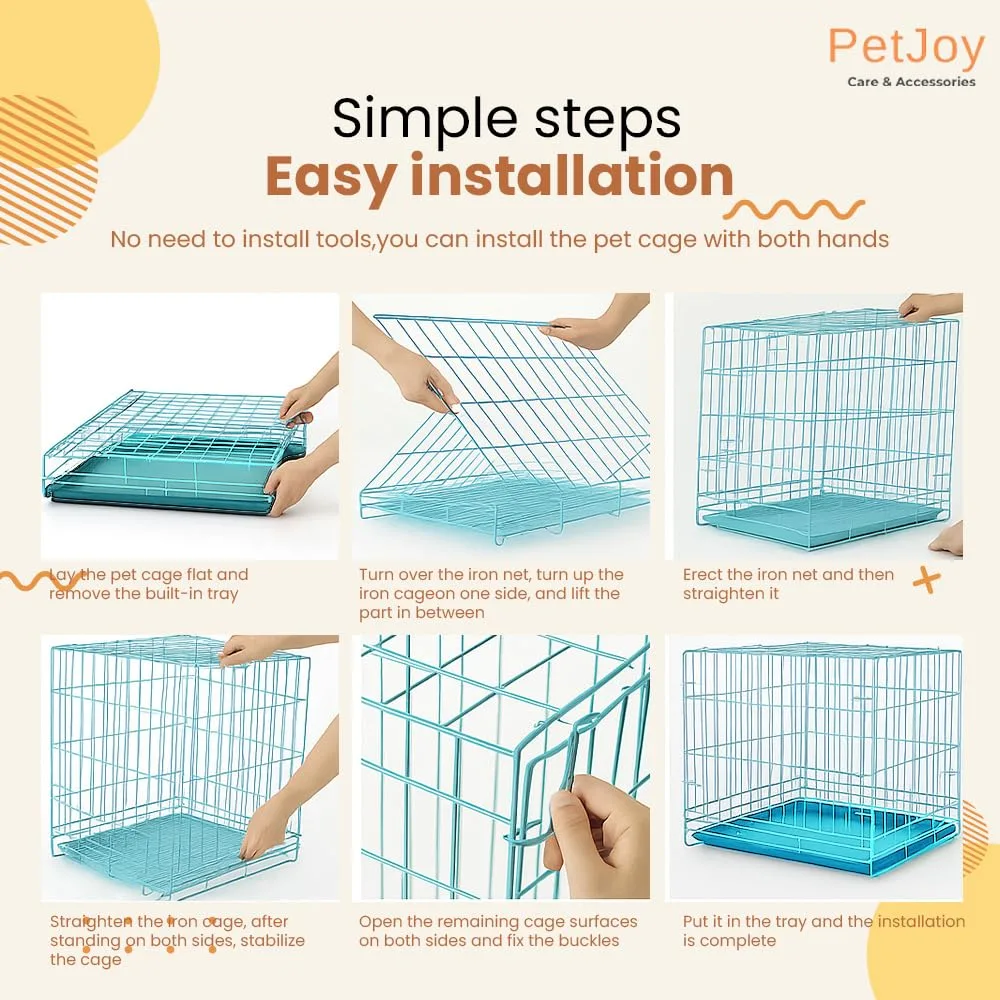 PETJOY Foldable Metal Dog - view 4