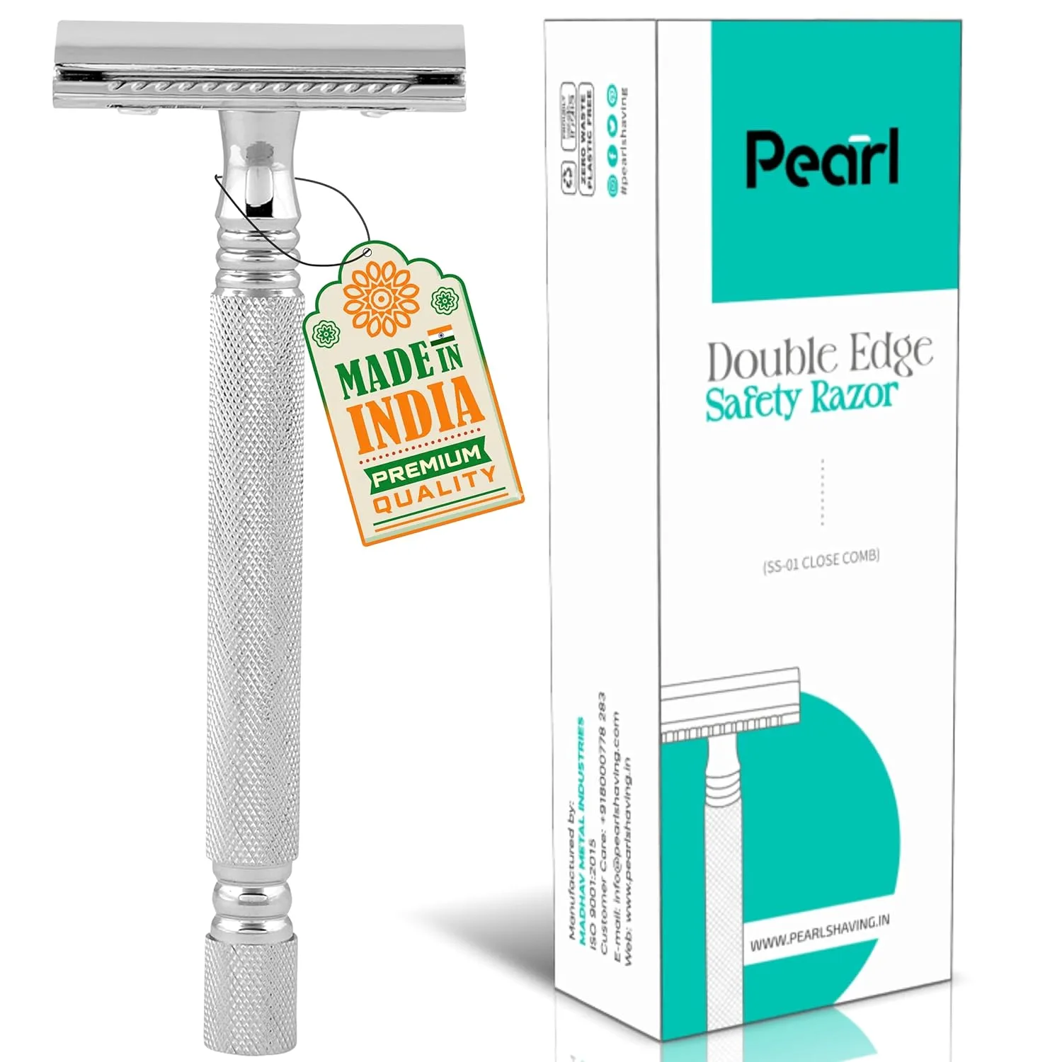 In-Depth Review: best shaving razor men - Pearl Shaving Double Edge Safety Razor (SS-01 CC-CHROME) made with Brass Metal- Classic & Traditional | Comp 2 best shaving razor men