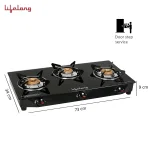 Lifelong 3 Burner Gas Stove - view 7
