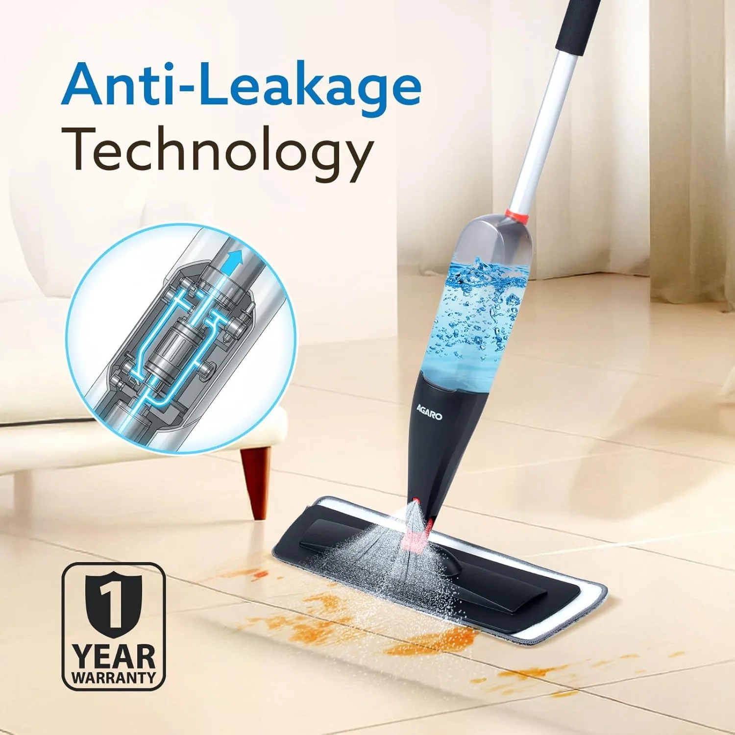 AGARO Delite Spray Mop fo - view 6