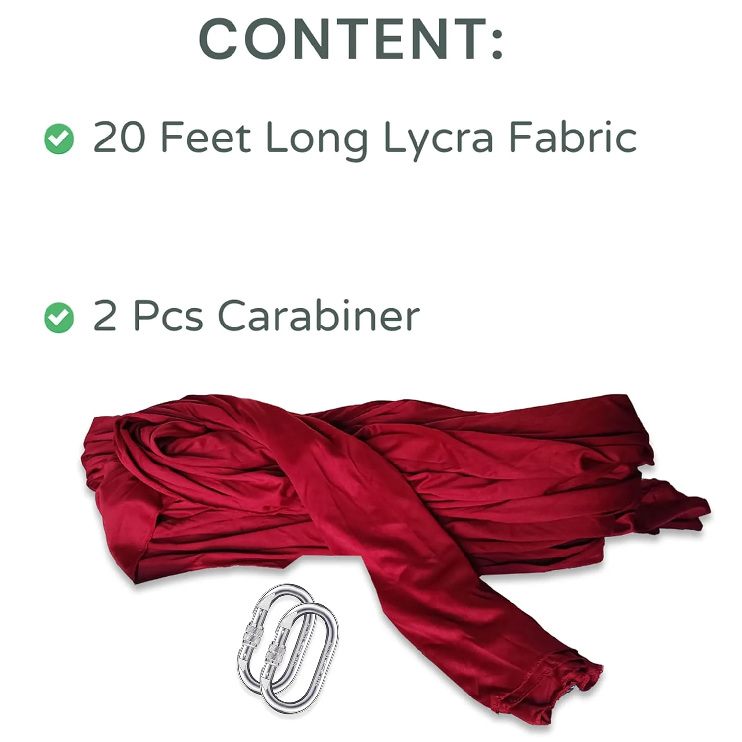 In-Depth Review: best travel hammock - Streetup India® Lycra Fabric Aerial Swing/Yoga Hammock With 20 Feet Long Fabric With 2 Carabiner | | best trav 5 Streetup India® Lycra Fabri - view 4