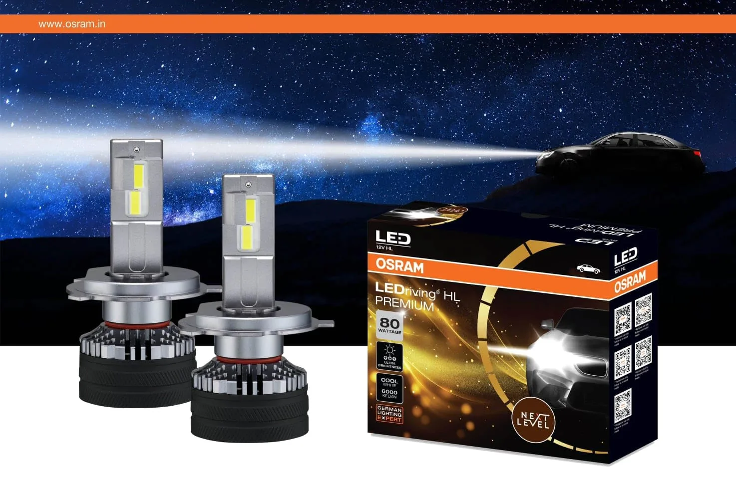 In-Depth Review: best car led headlight - Osram LED HEADLIGHT FOR CAR H6204 COOL WHITE (H4/H19 12V 80W 6000K) 6 Osram LED HEADLIGHT FOR C - view 5