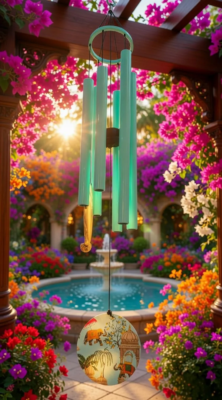 In-Depth Review: best dreamcatcher wall hanging - Paradigm Pictures Big Madhubani Wind Chimes for Home Balcony Positive Energy- Positive Energy Items 6 Paradigm Pictures Big Madhub - view 5